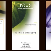 Vizitky MFK, zdravotní zařízení